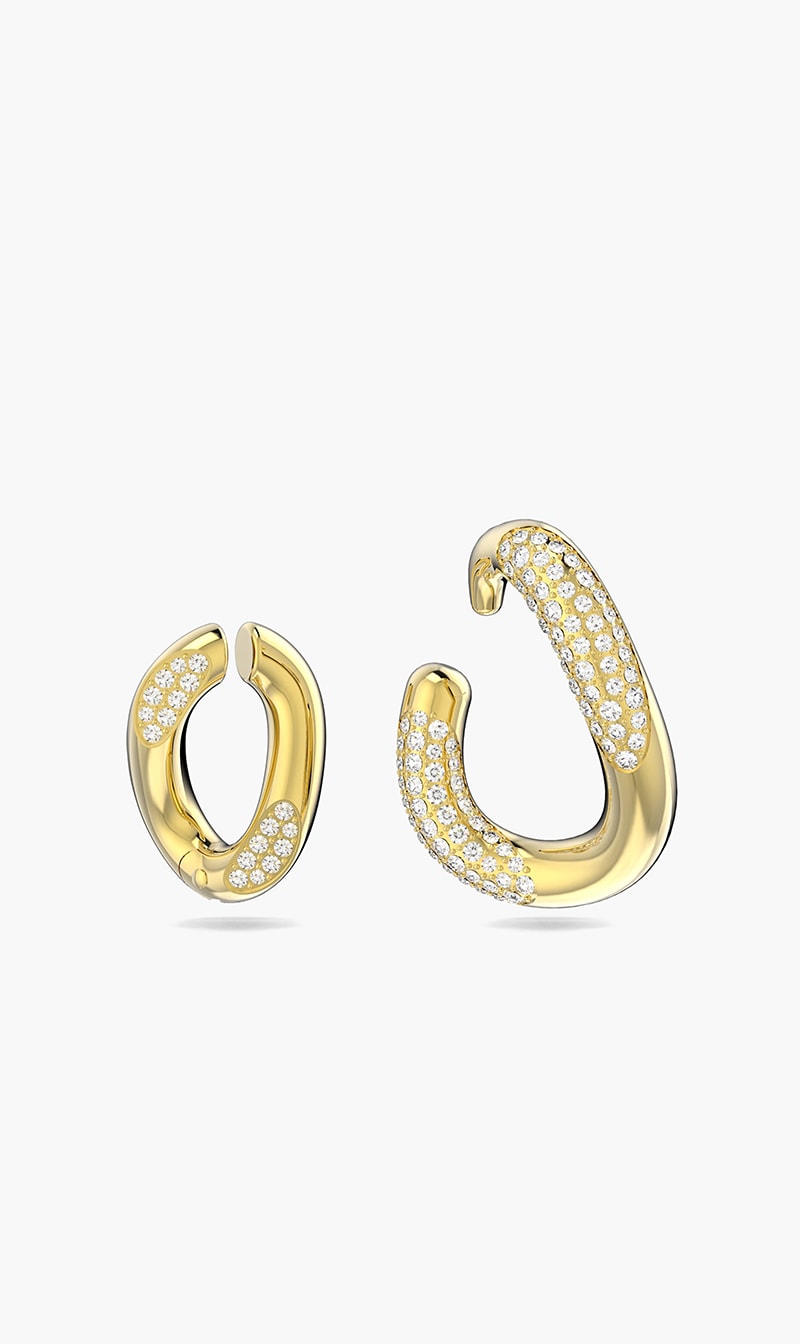 

Swarovski Gold Dextera Multi Crystal Ear Cuff for Women | The Deal Outlet