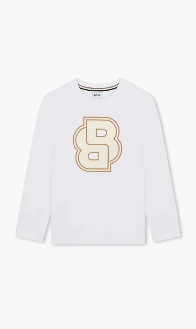 

Hugo Boss White Logo Top for Boys | The Deal Outlet