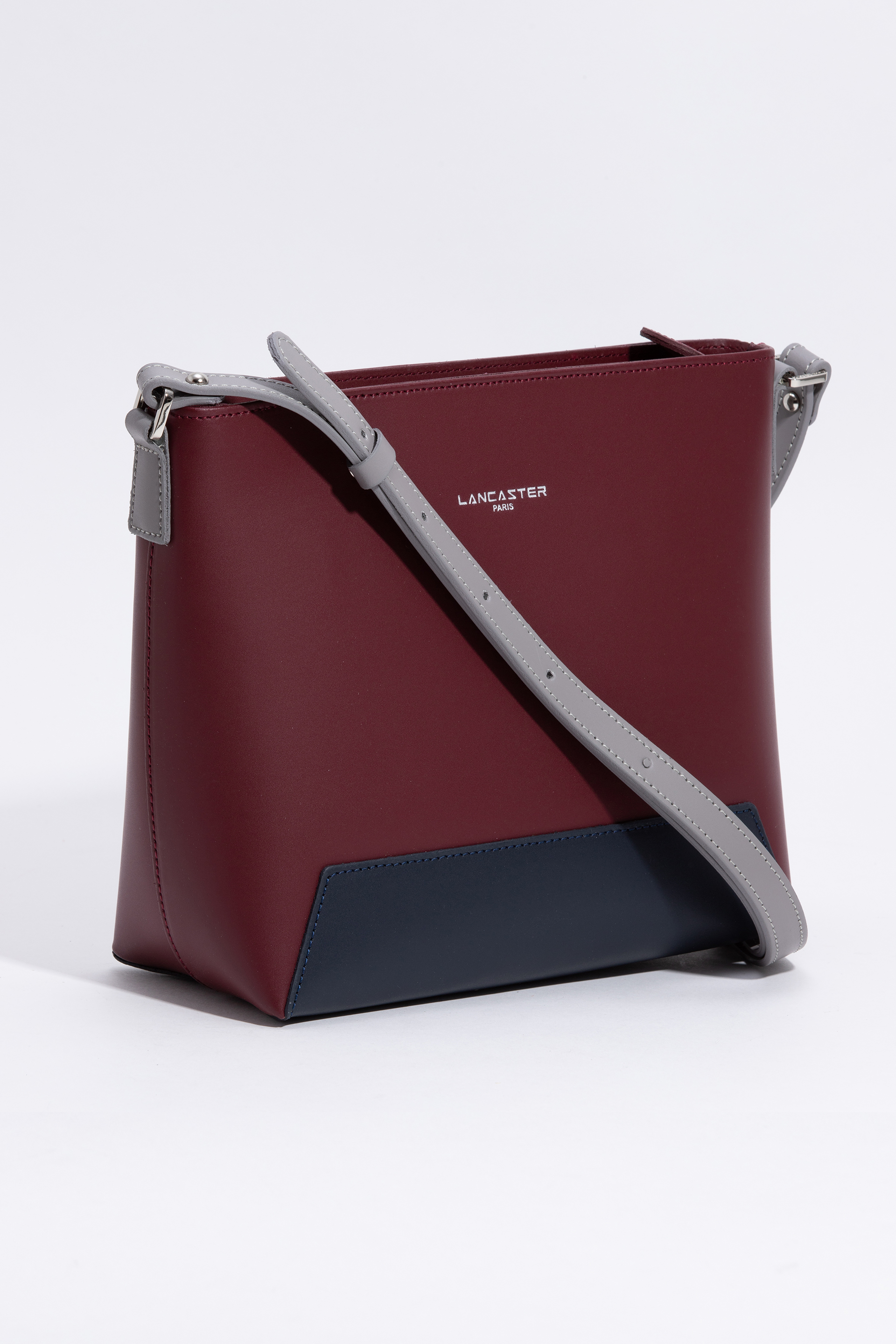 

Lancaster Medium Maroon Crossbody Bag