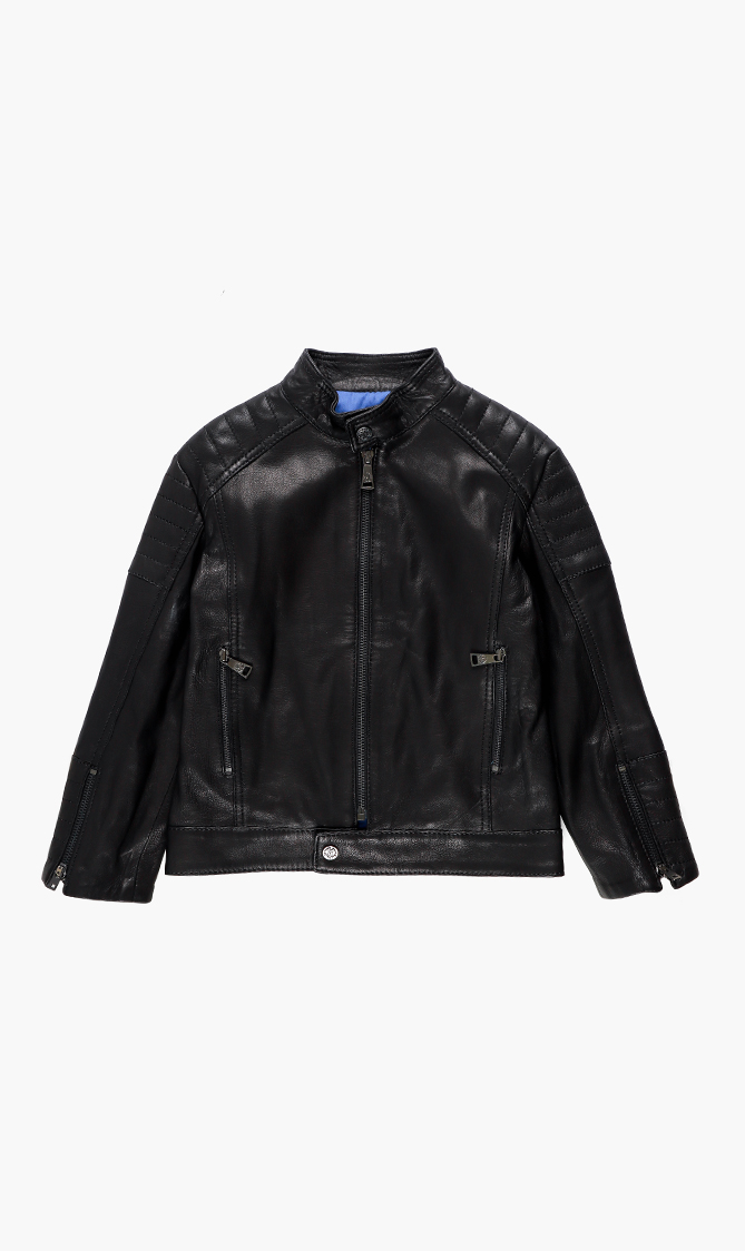 

Bomber Nylon Combo Jacket