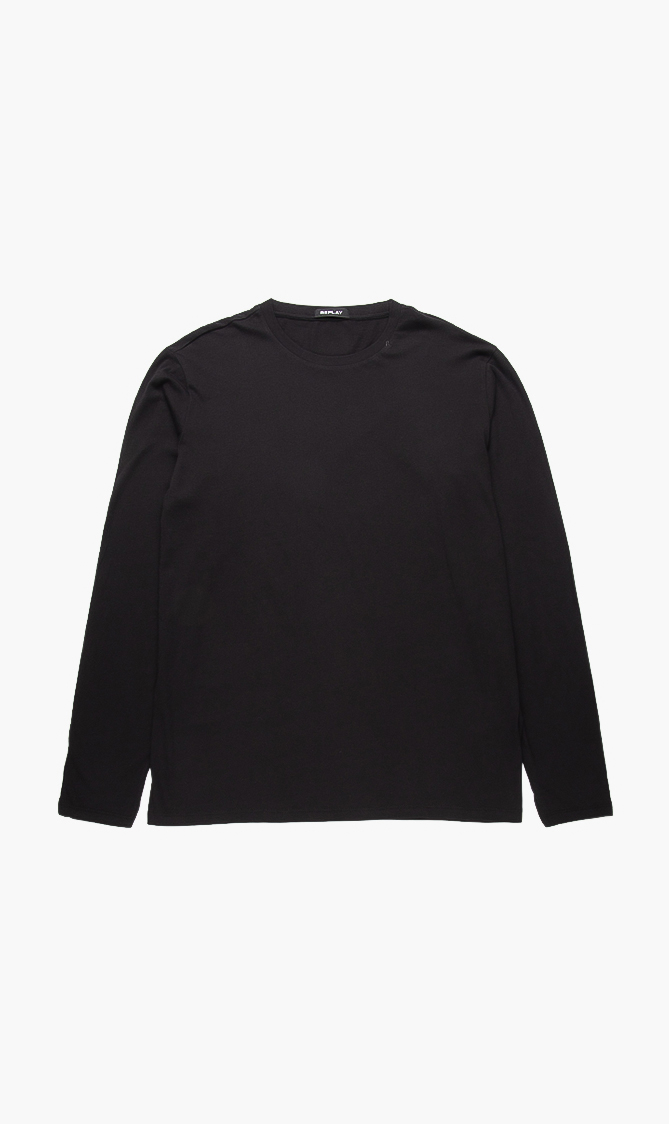 

Plain Long Sleeve T-shirt, Black