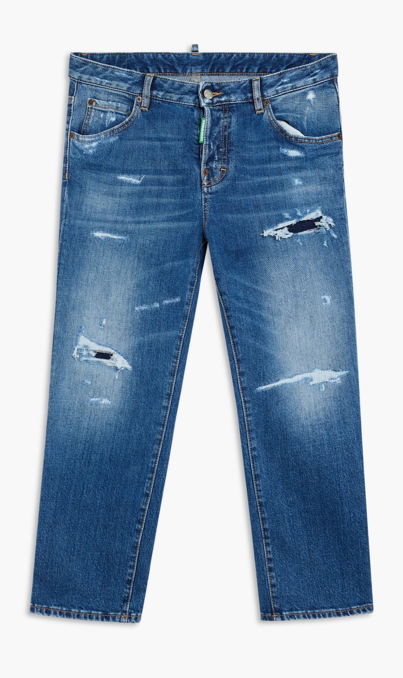 

Dsquared2 Blue Pants 5 Pockets for Women | The Deal Outlet