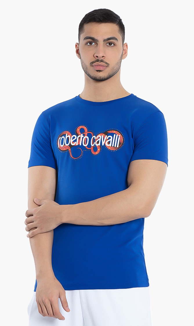 

Roberto Cavalli Snake Studs T-shirt