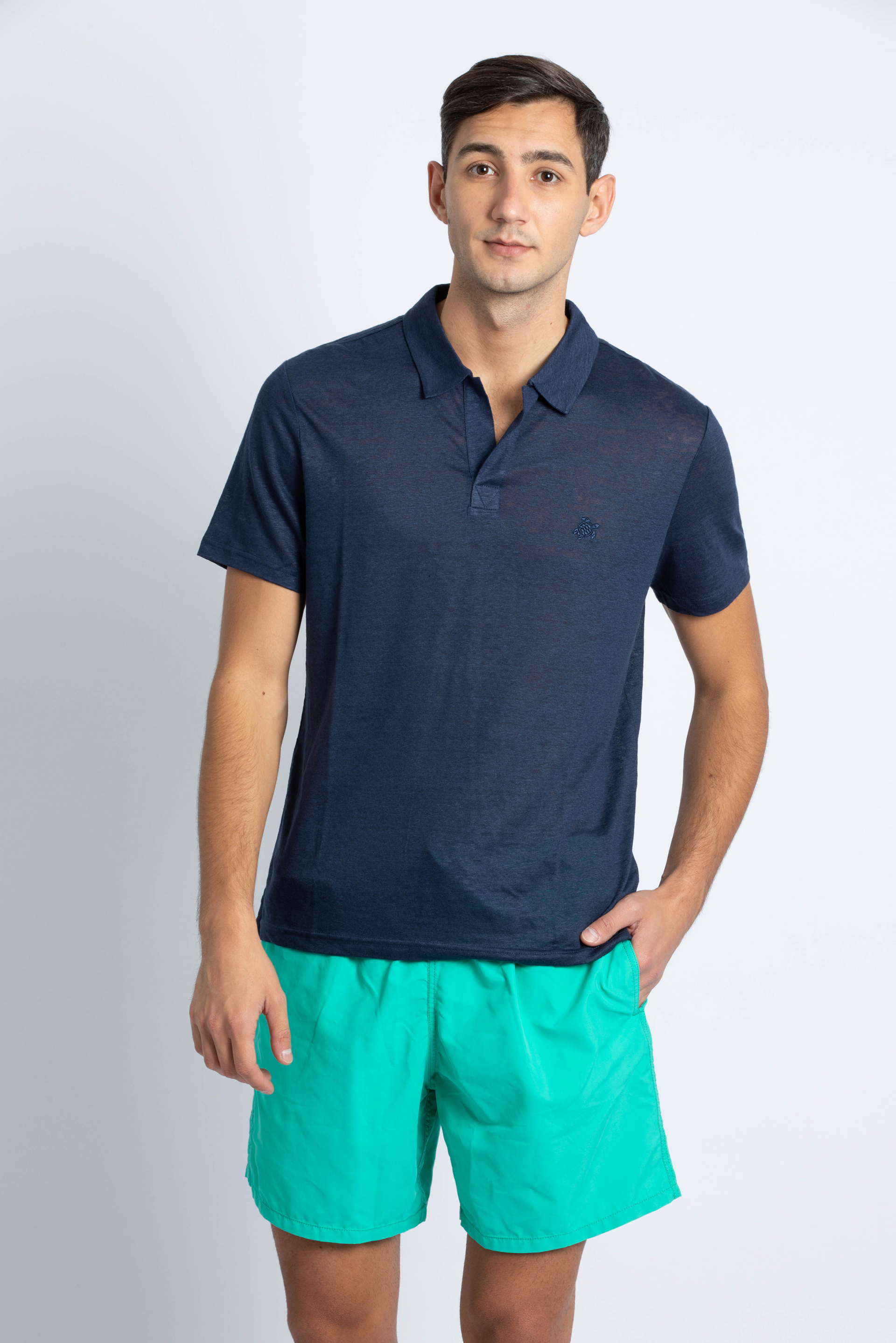 

VILEBREQUIN Pyramid Linen Polo Shirt