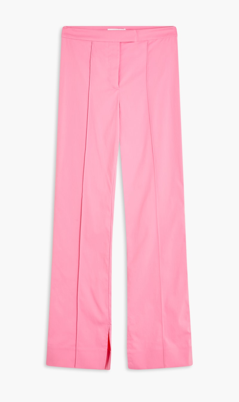

Jonathan Simkhai Pink Carmine Cut Out Tech Slim Bootcut Pant for Women | The Deal Outlet