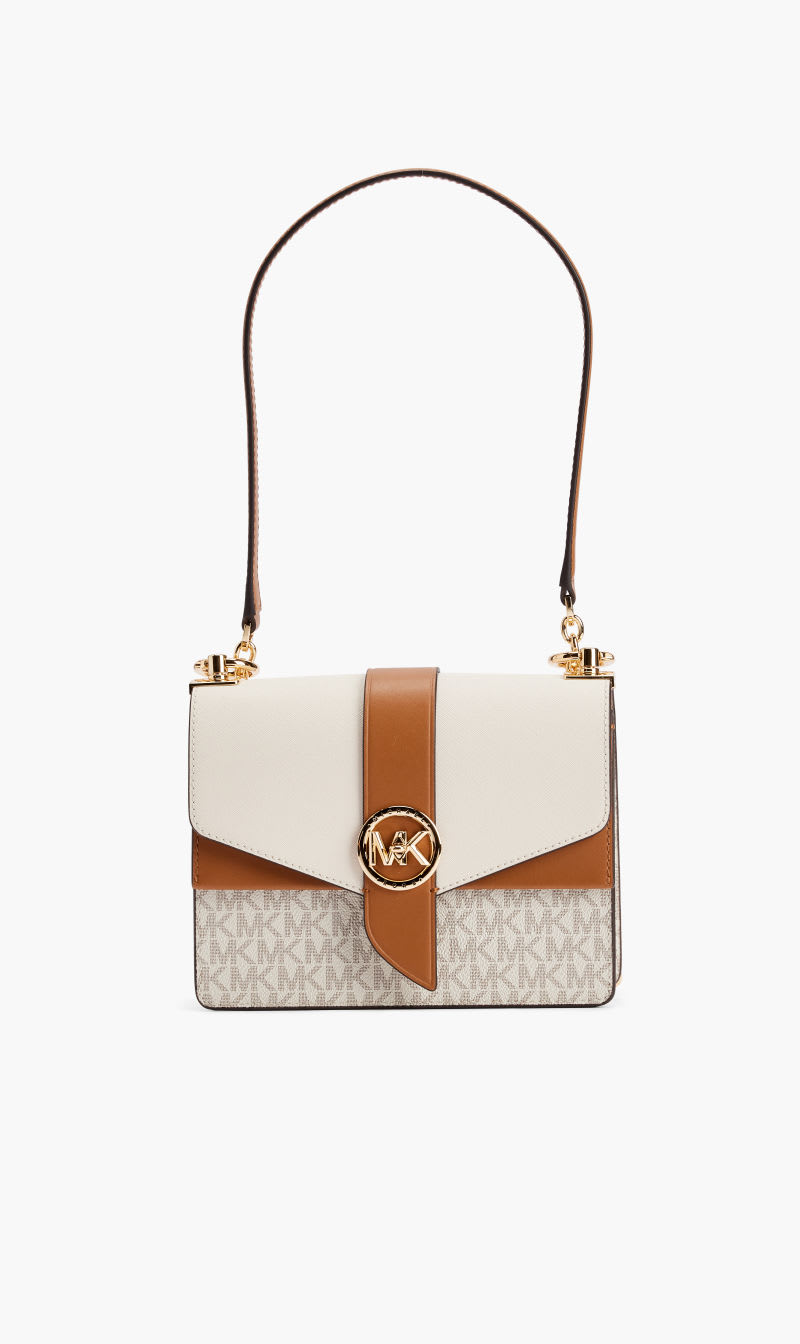 

Michael Kors White Sm Conv Xbody for Women | The Deal Outlet