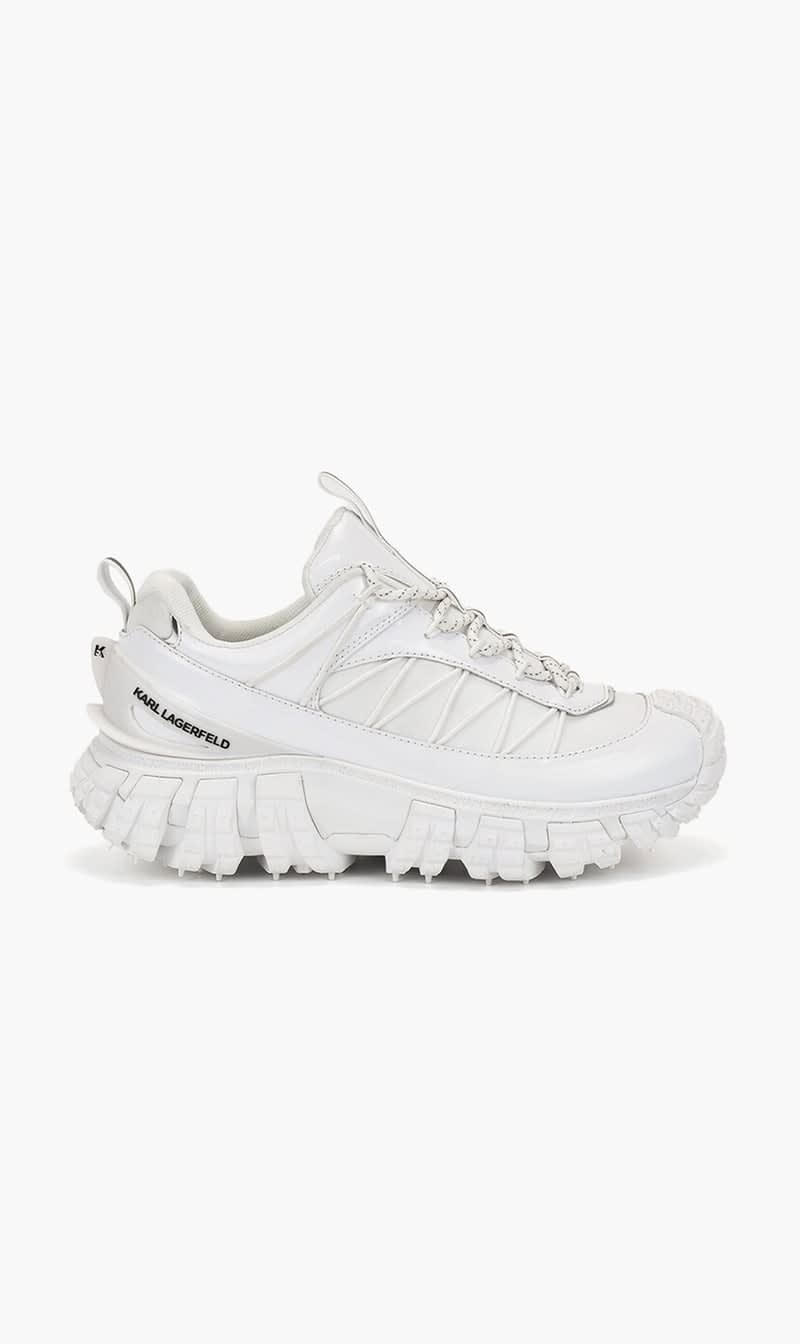 

Karl Lagerfeld White Kross Lace Runner for Women | The Deal Outlet