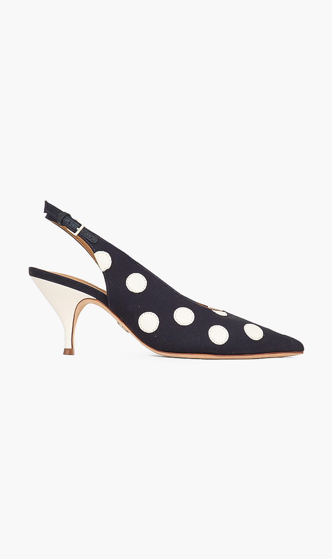 

Tory Burch Polka Dot Singback Pump