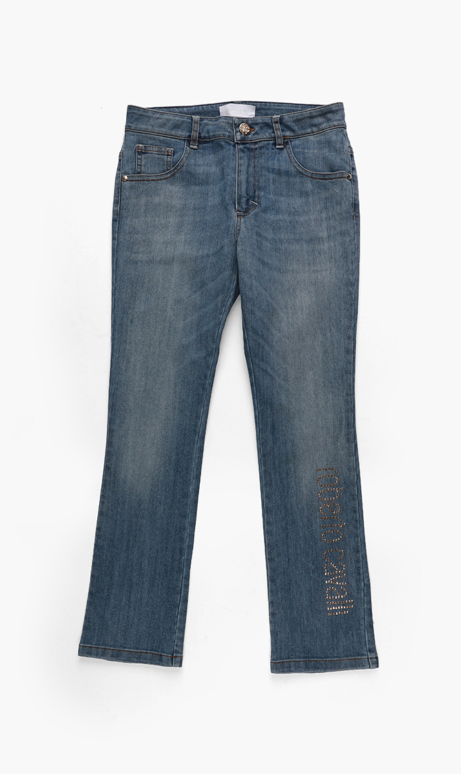 

Studded Logo Jeans