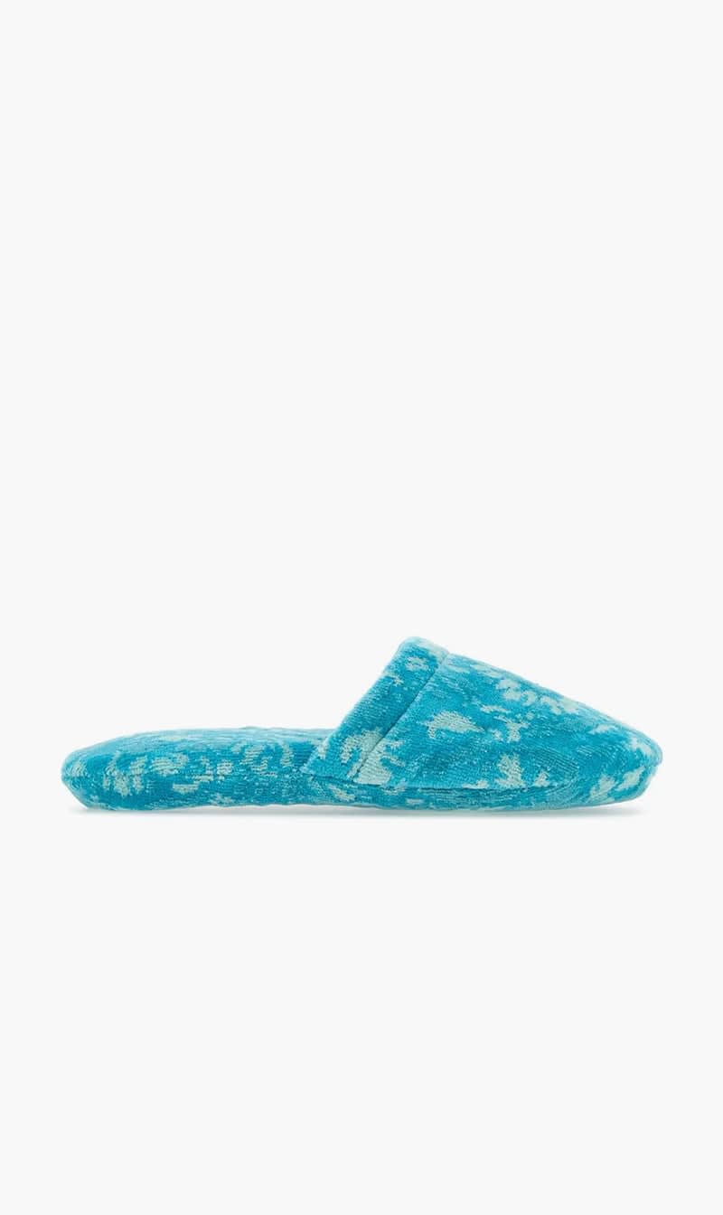 

Versace Blue Bath Slippers Barocco Renaissance | The Deal Outlet