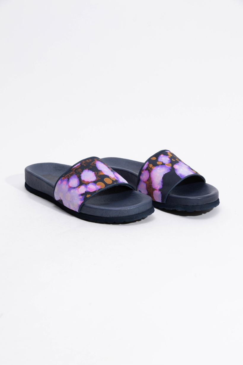 

Watercolor Beach Sandals, Blue
