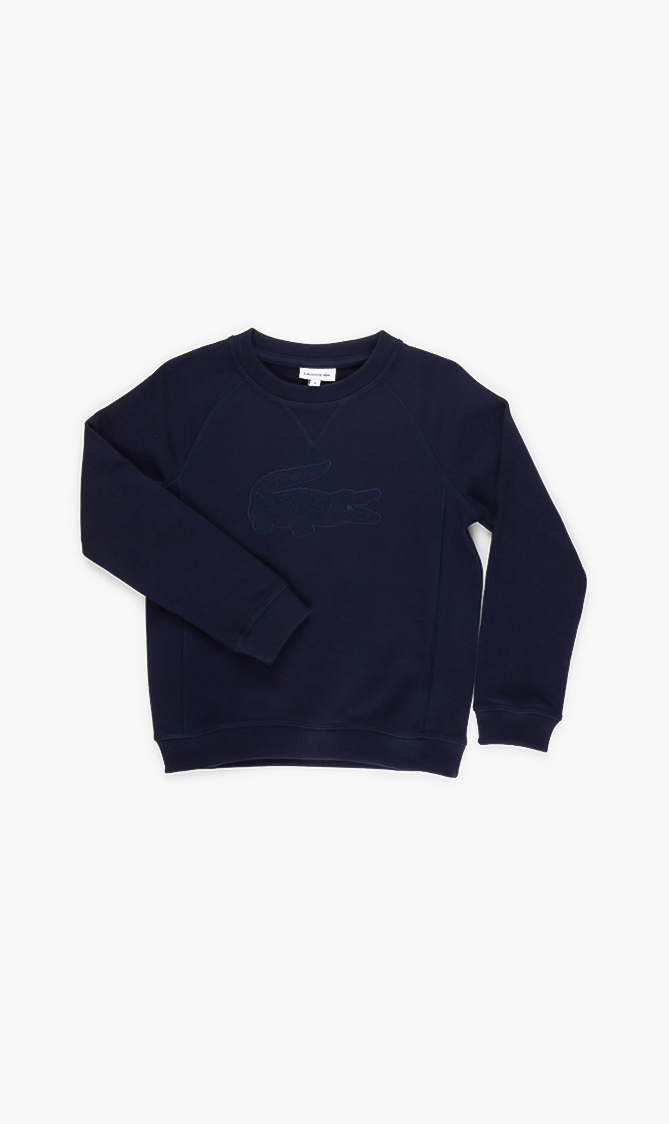 

Lacoste Embroidered Croc Cotton Graphic Sweatshirt