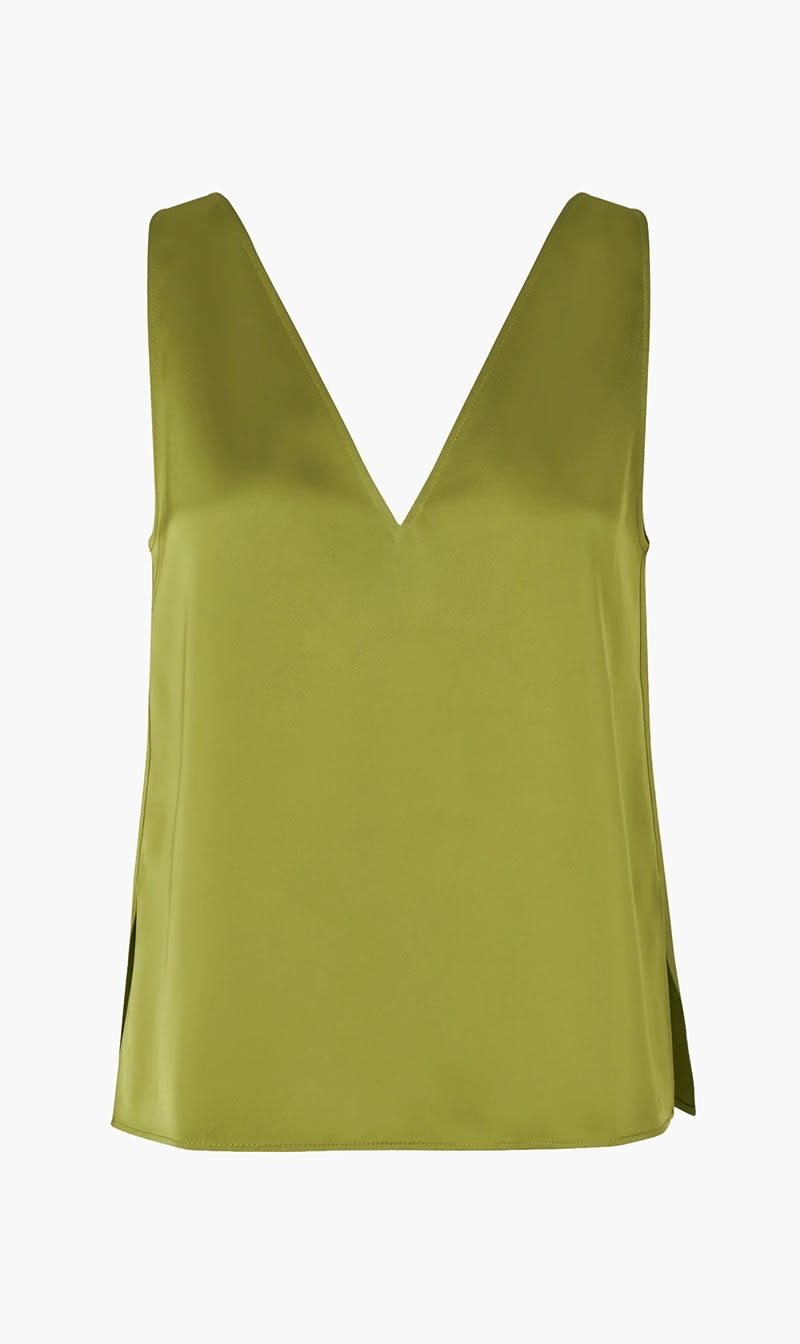 

Stine Goya Green Sleeveless Top for Women | The Deal Outlet