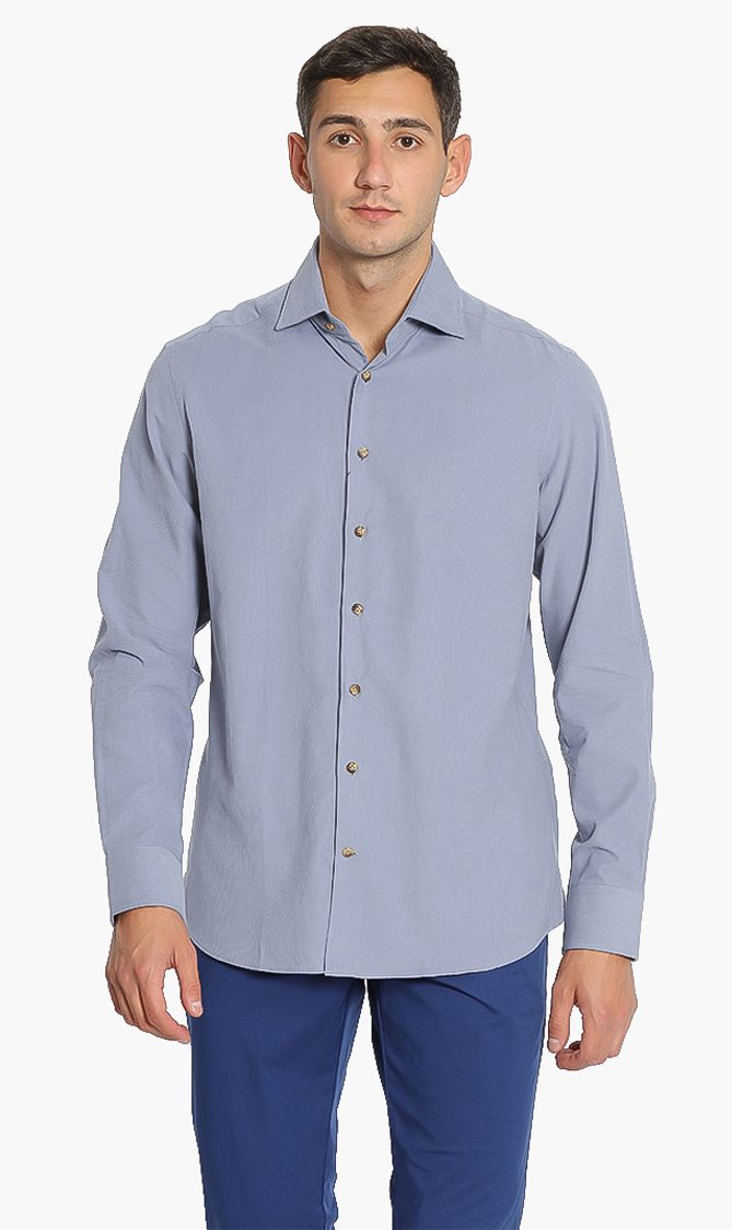 

Hackett London Mayfair Luxury Baby Cord Slim Fit Shirt