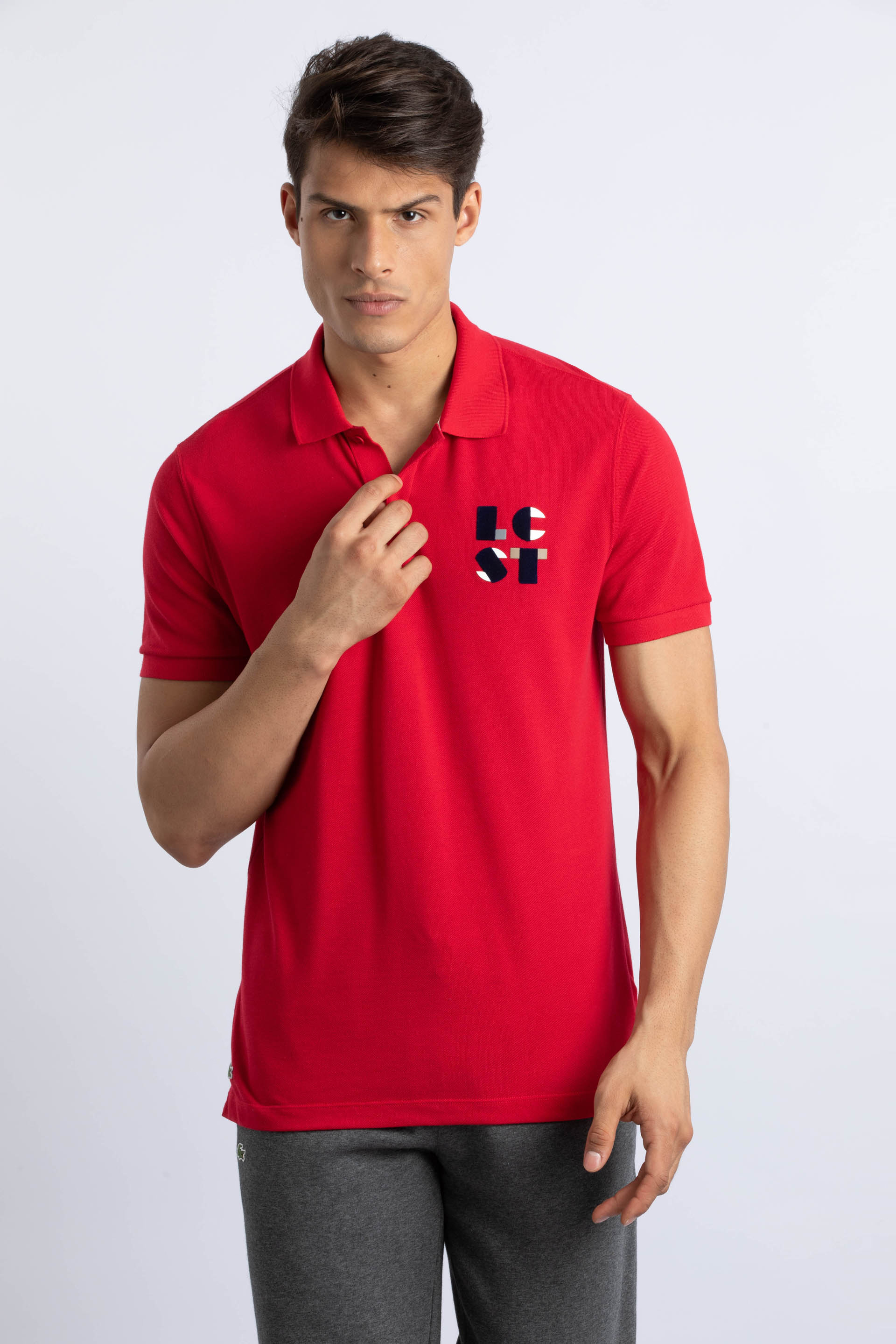 

Lacoste Regular Fit Lcst Lettering Petit Piquã© Polo Shirt
