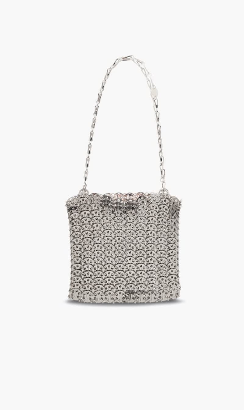 

Rabanne Silver Iconic 1969 Pochette Bag for Women | The Deal Outlet