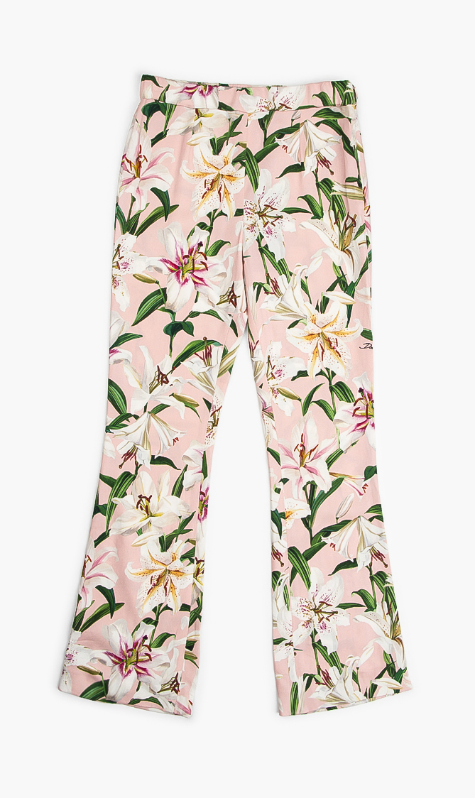 

Dolce&gabbana Floral Print Trouser
