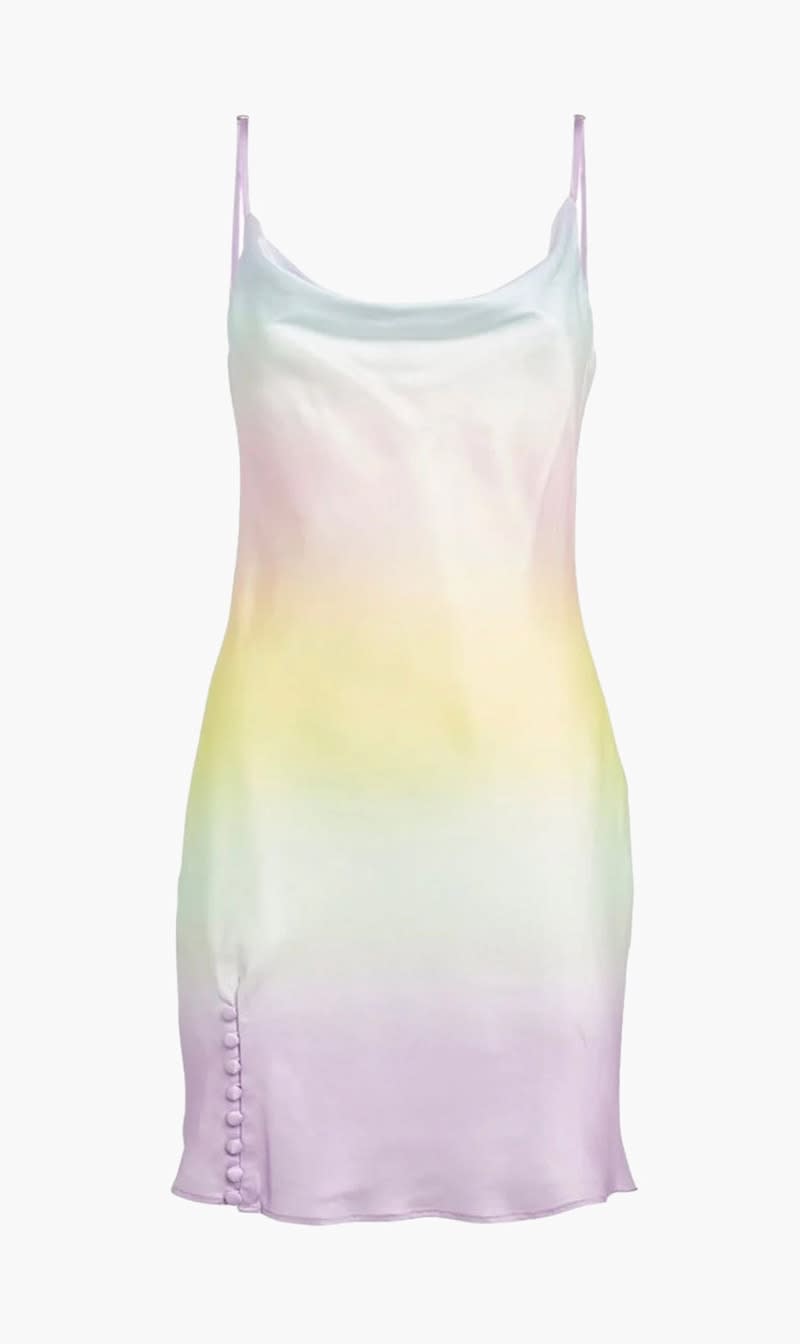 

4298 Multi-color Or1691-adaline Mini Slip Dress for Women
