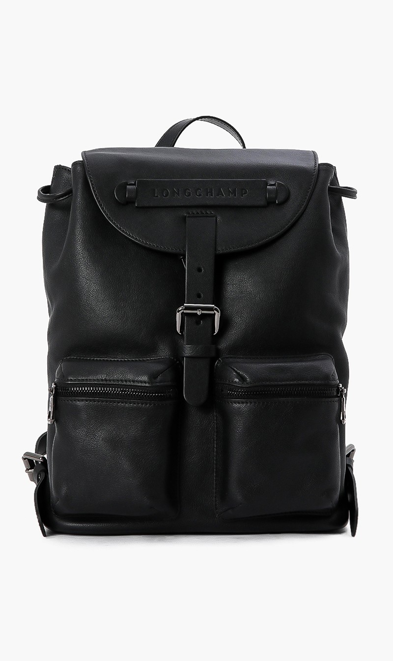 

Longchamp Two Pocket Zipper Backpack