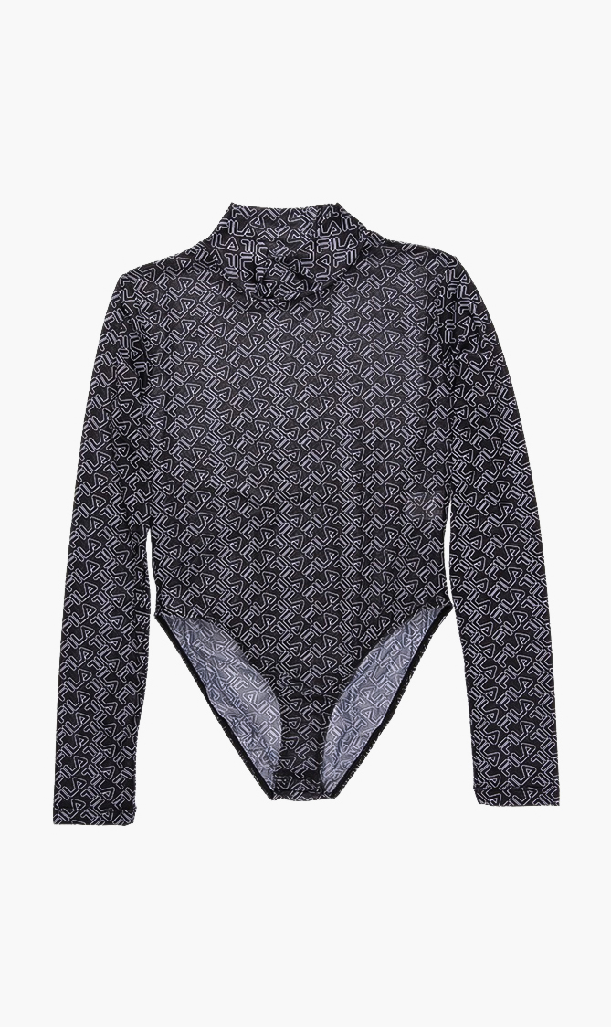 

Gaganga Sheer Bodysuit, Black