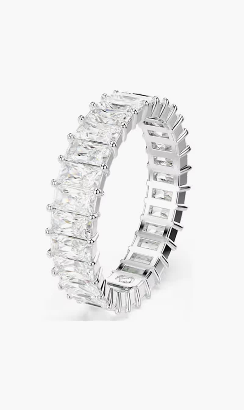 

Swarovski Silver Matrix Ring for Women | The Deal Outlet