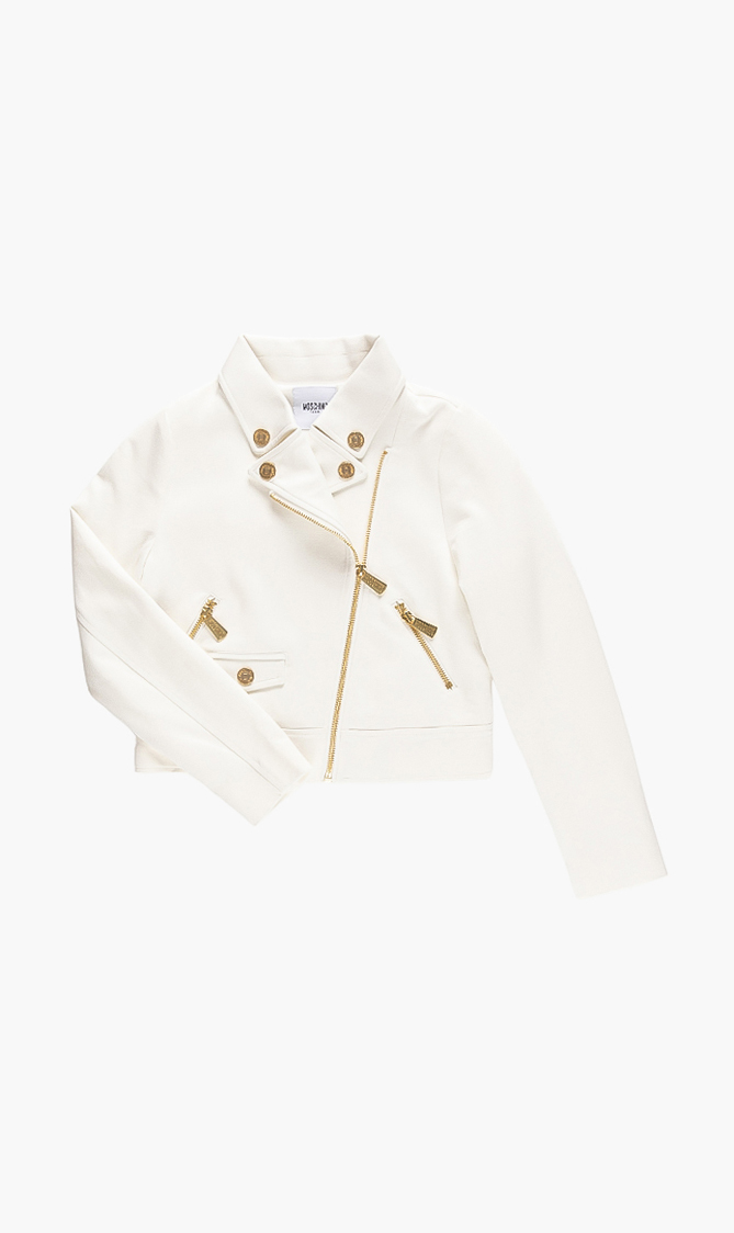 

Moschino Rider Zip Pocket Jacket