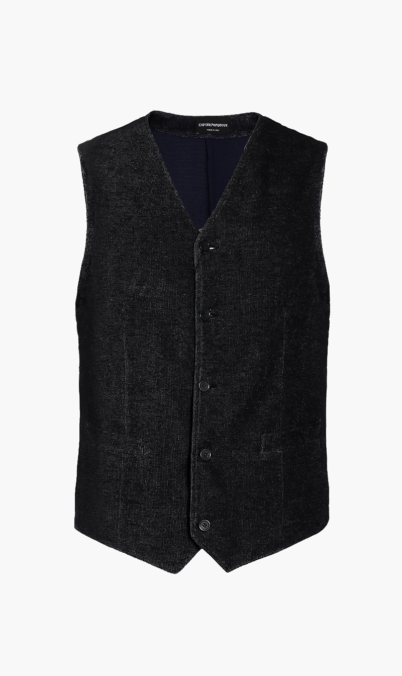 

Emporio Armani Plain Solid Waist Coat