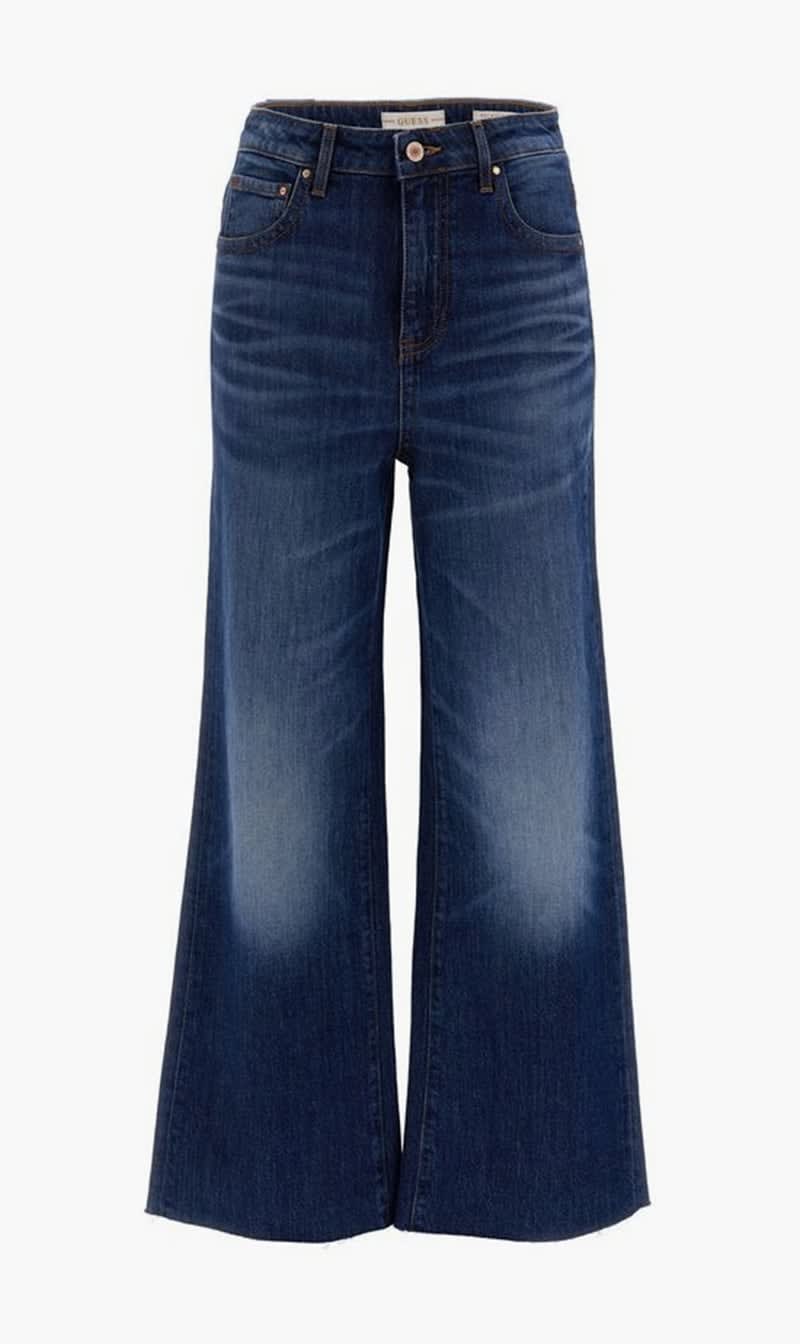 

Guess Blue Ankle Wide Leg for Women | The Deal Outlet