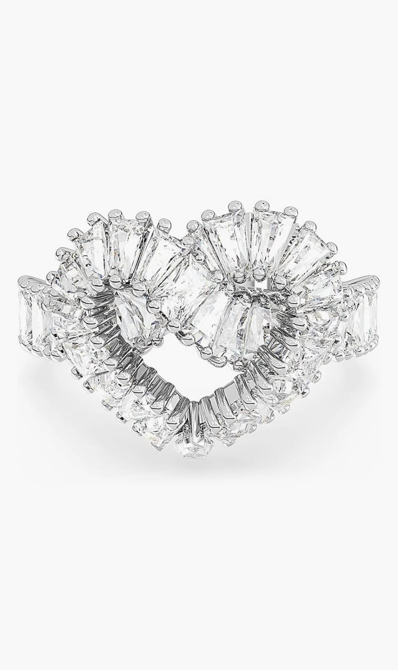 

Swarovski Others Sjc Matrix Ring Hrt Woven Whi/rhs 60 Mm for Women | The Deal Outlet