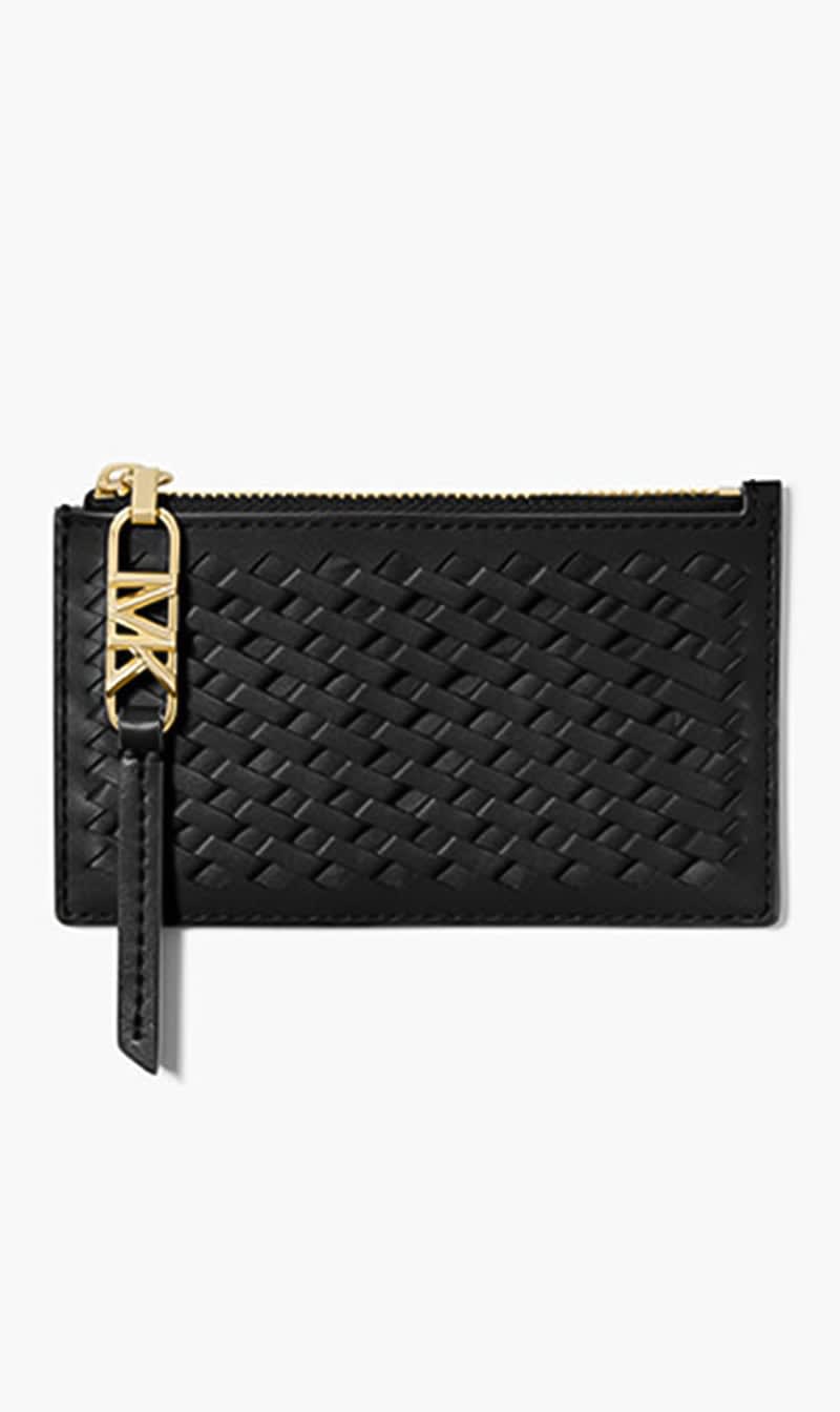 

Michael Kors White Sm Zip Card Case for Women | The Deal Outlet