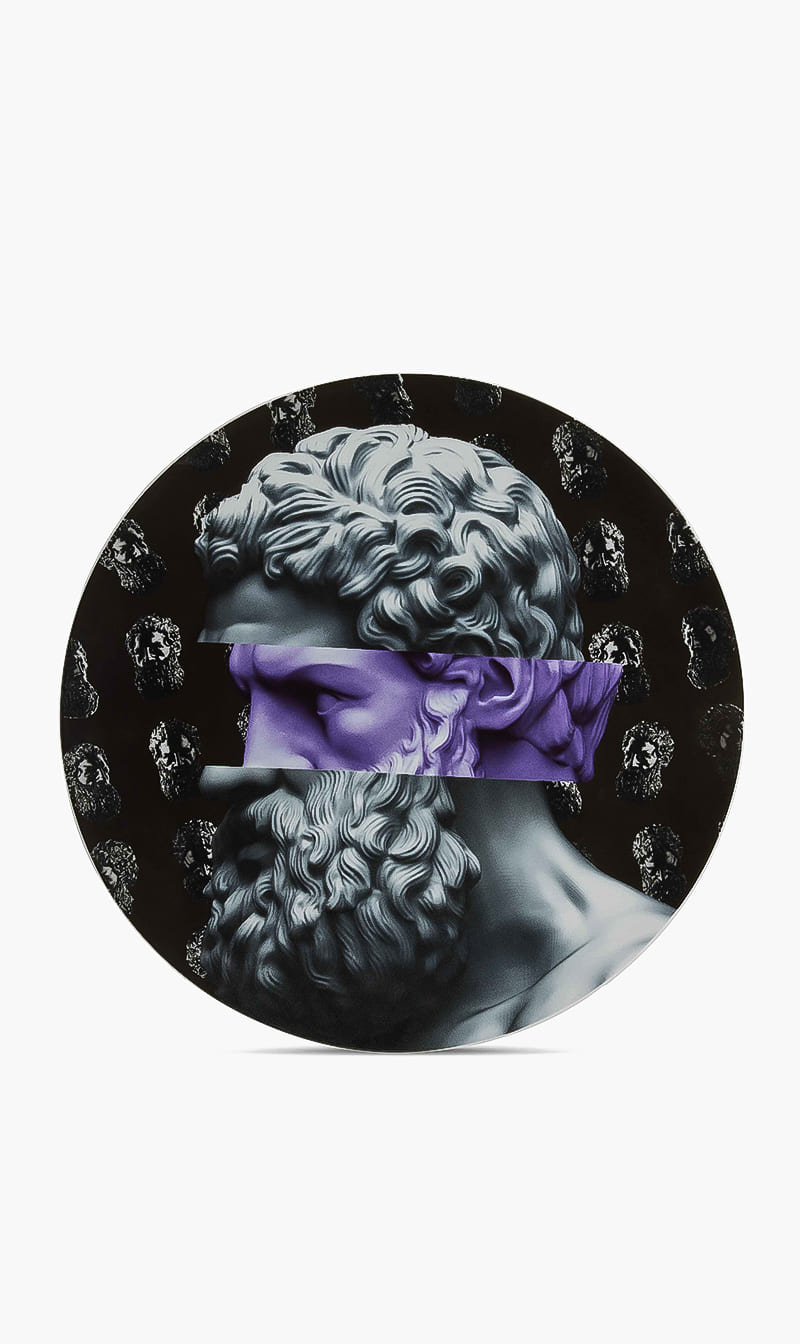 

Wall Plate Purple, Grey