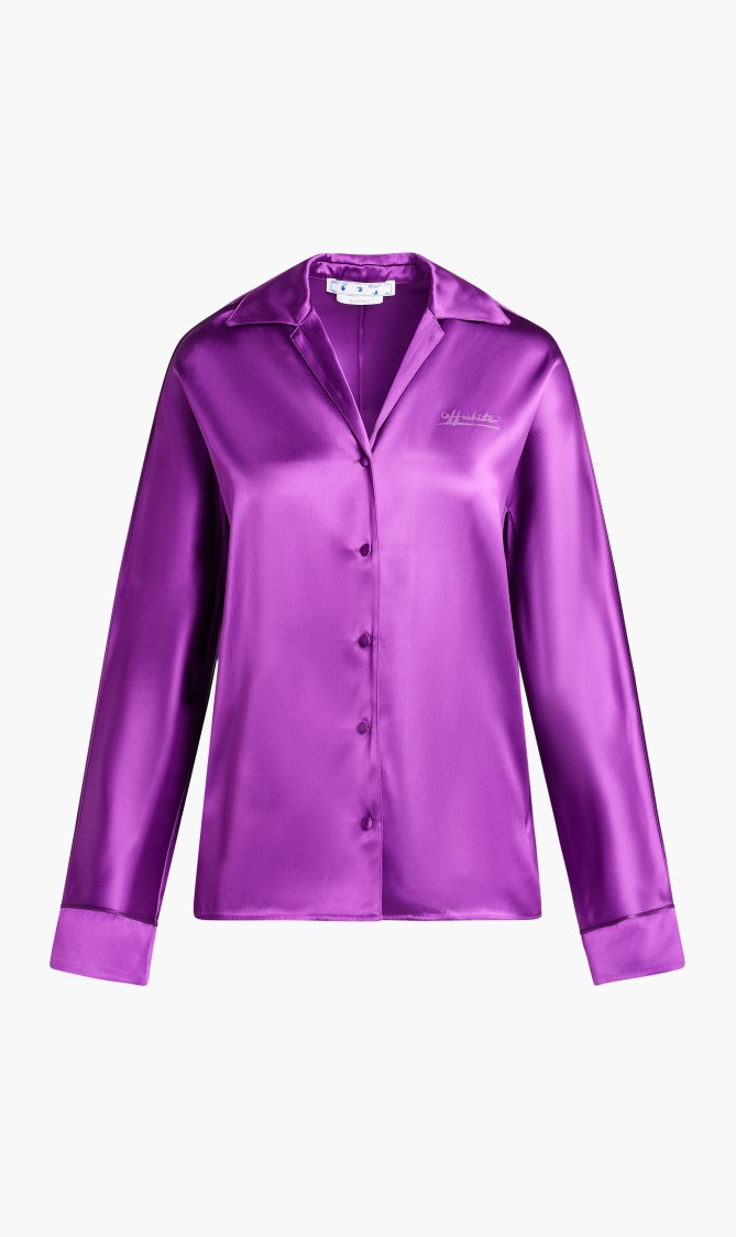 

Off-white duchesse pajama shirt | the deal outlet, Pink