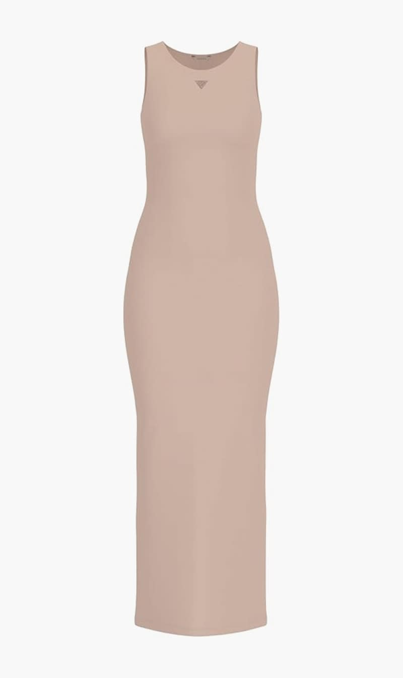 

Guess Beige Tank Long Dress for Women