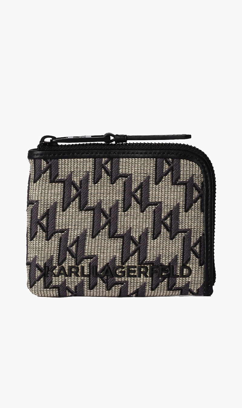 

Karl Lagerfeld K/monogram Jkrd Zip Wallet