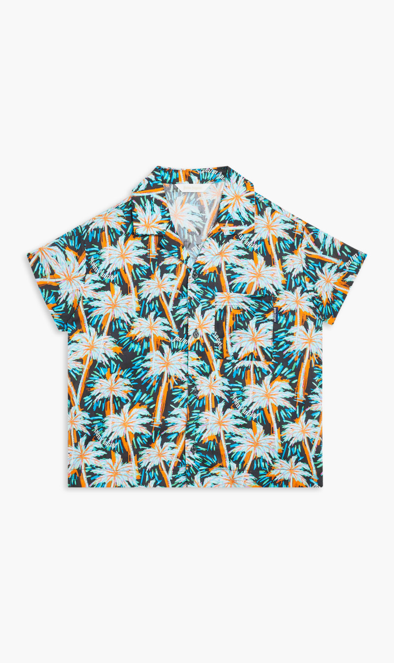 

Palm Angels Multi-color Aop Pa Palms Bowling Shirt for Kids | The Deal Outlet