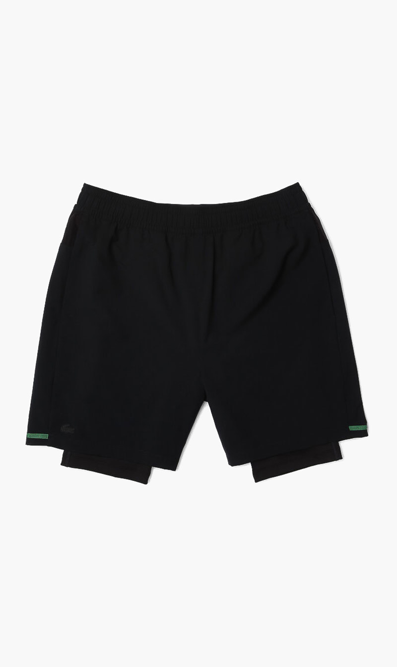 

Lacoste Black Classic Logo Shorts for Men | The Deal Outlet