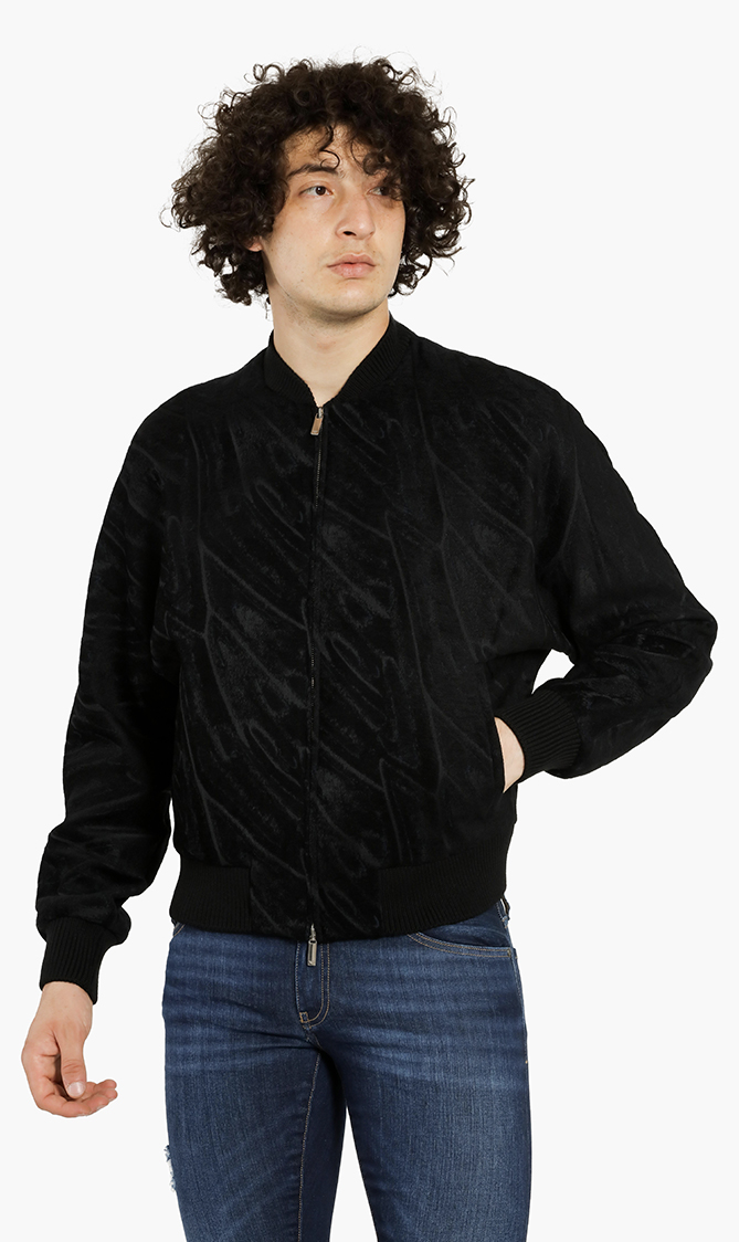 

Emporio Armani Velvet Bomber Jacket