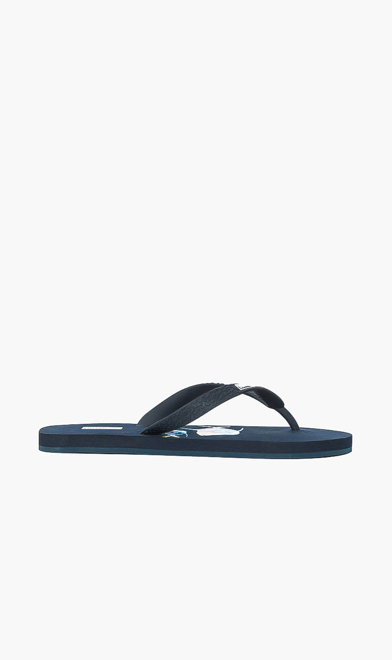 

Vilebrequin Blue Fish Printed Slides for Men | The Deal Outlet