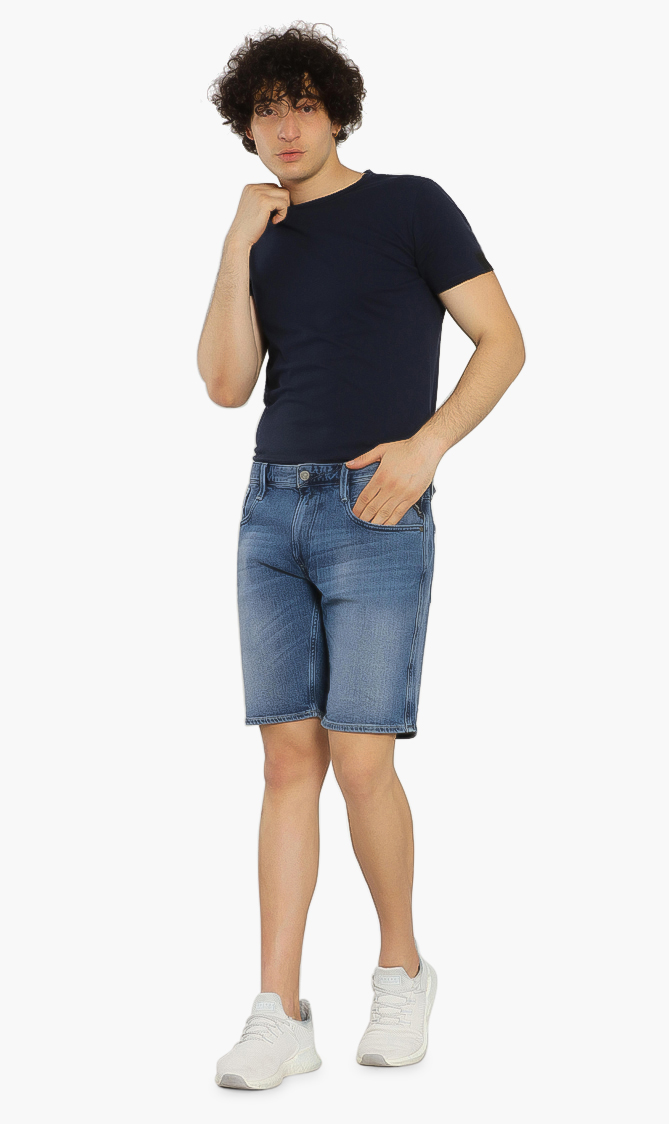 

Anbass Slim Shorts, Blue