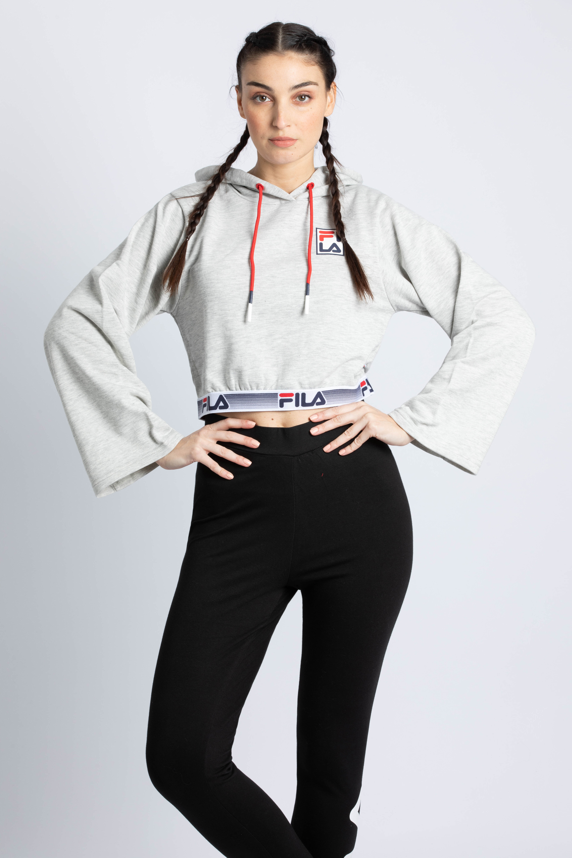 

Fila Elliot Elastic Strap Crop Hoodie