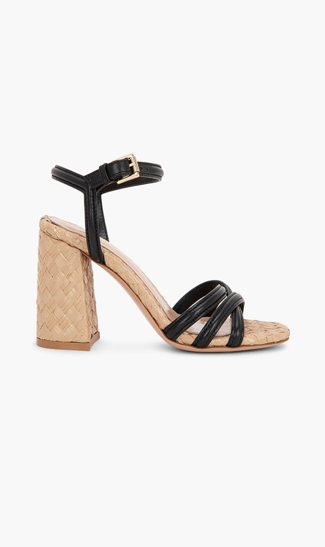 

Gianvito Rossi Bee Raffia Sandals