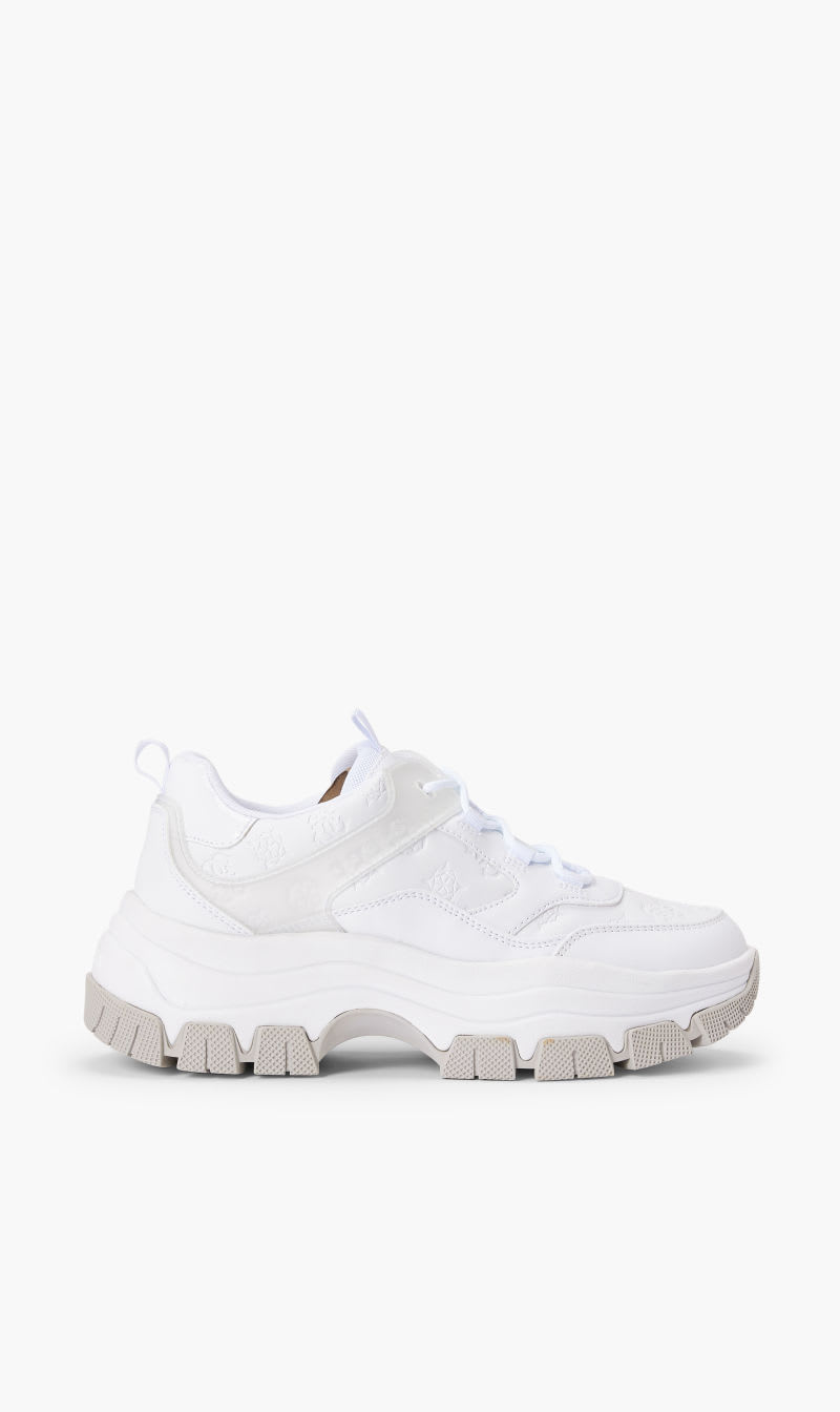 

Guess White Bisun Chuky Sneakers for Women | The Deal Outlet