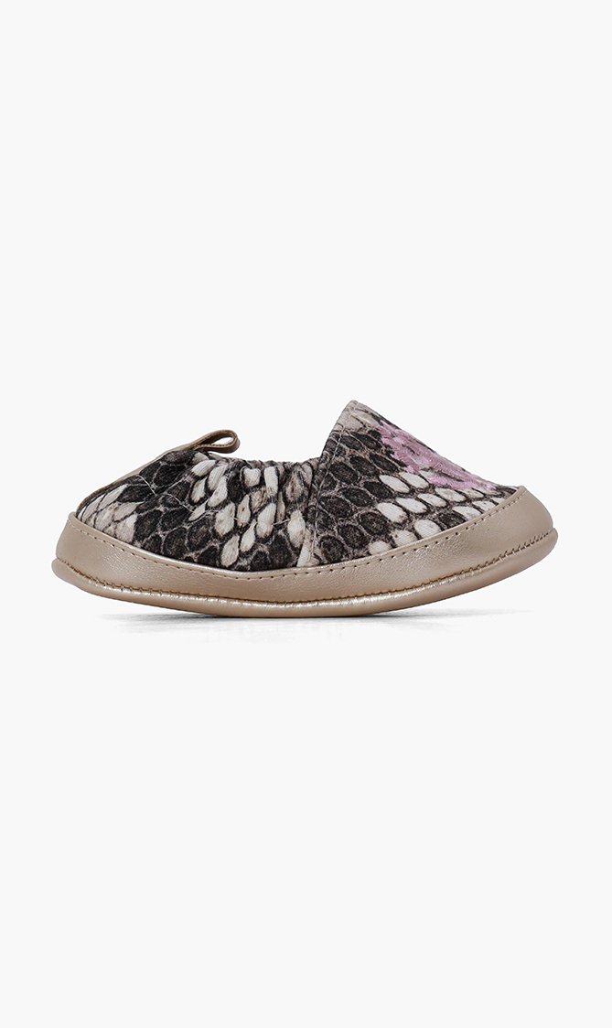 

Roberto Cavalli Python Print Pre-walker Shoes