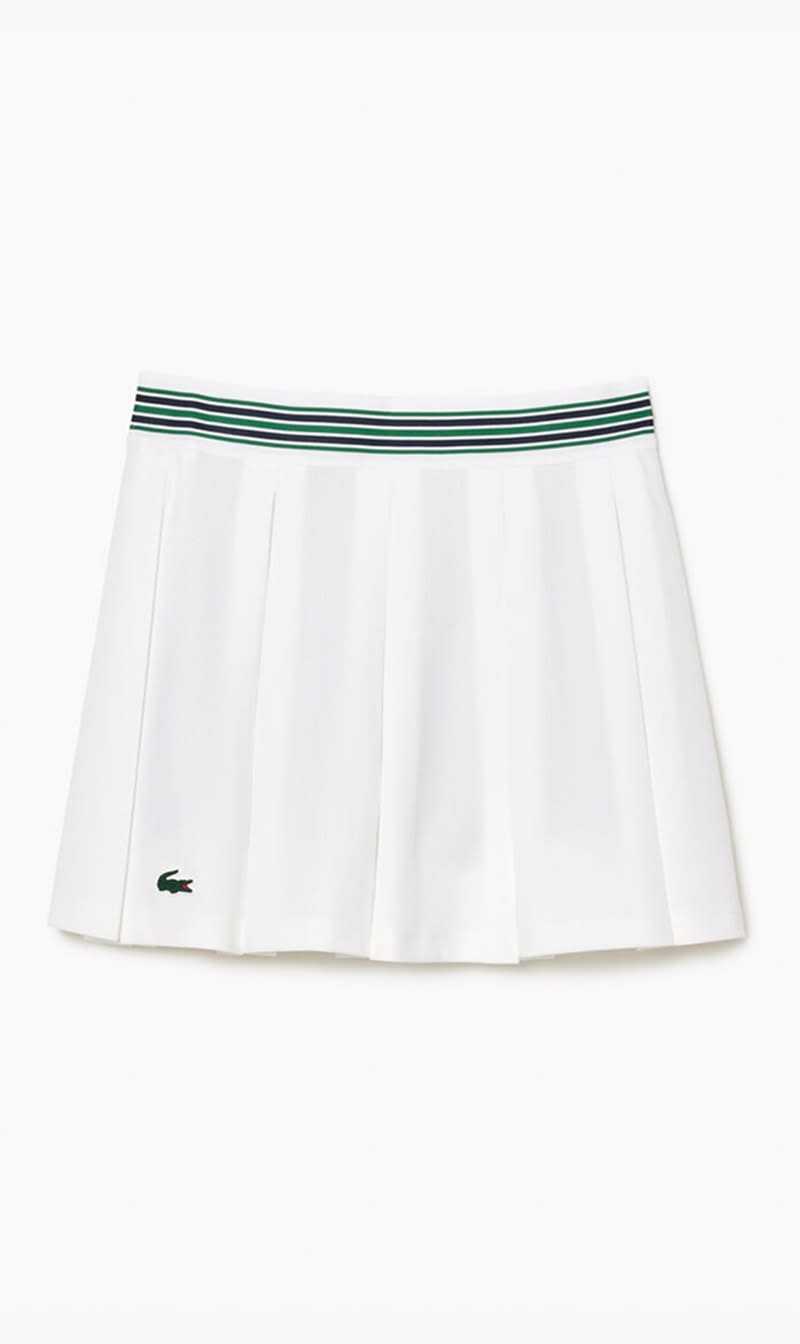 

Lacoste White Pique Sport Skirt With Liner for Women | The Deal Outlet