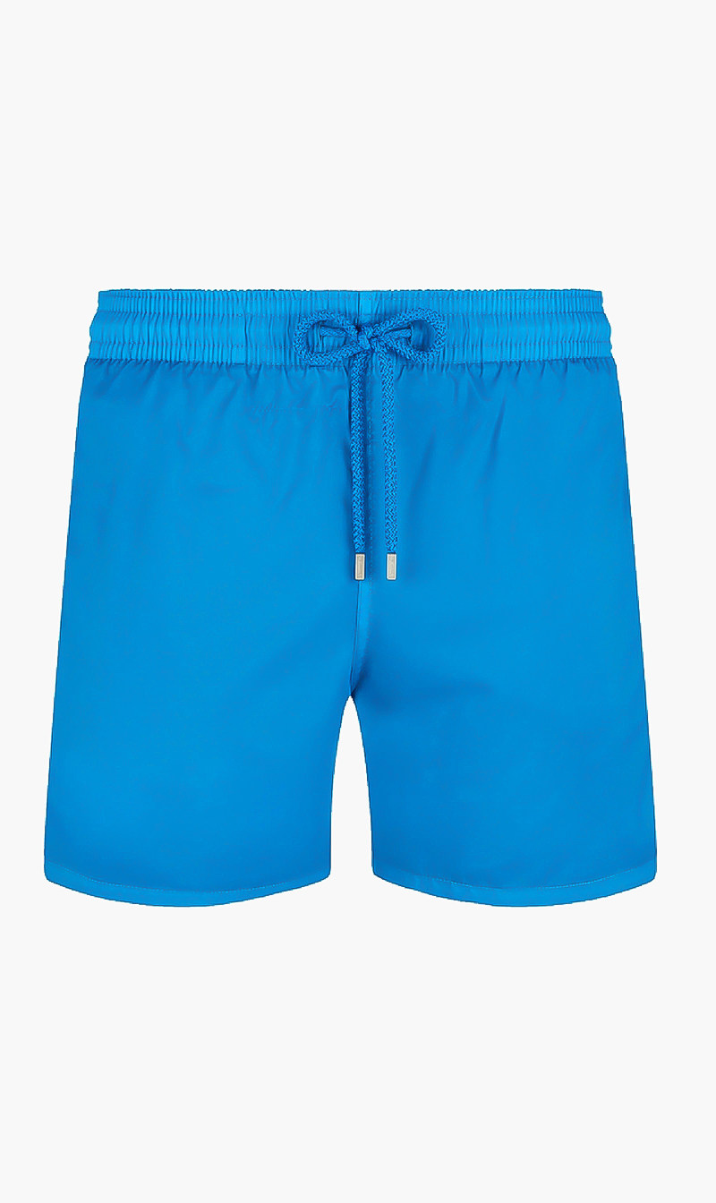

Solid Elasticated Shorts, Blue
