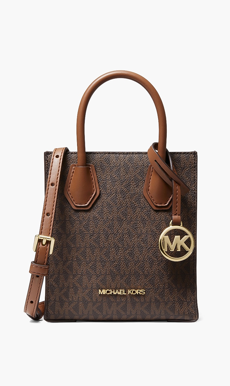 

All Over Printed Crossbody Bag, Brown