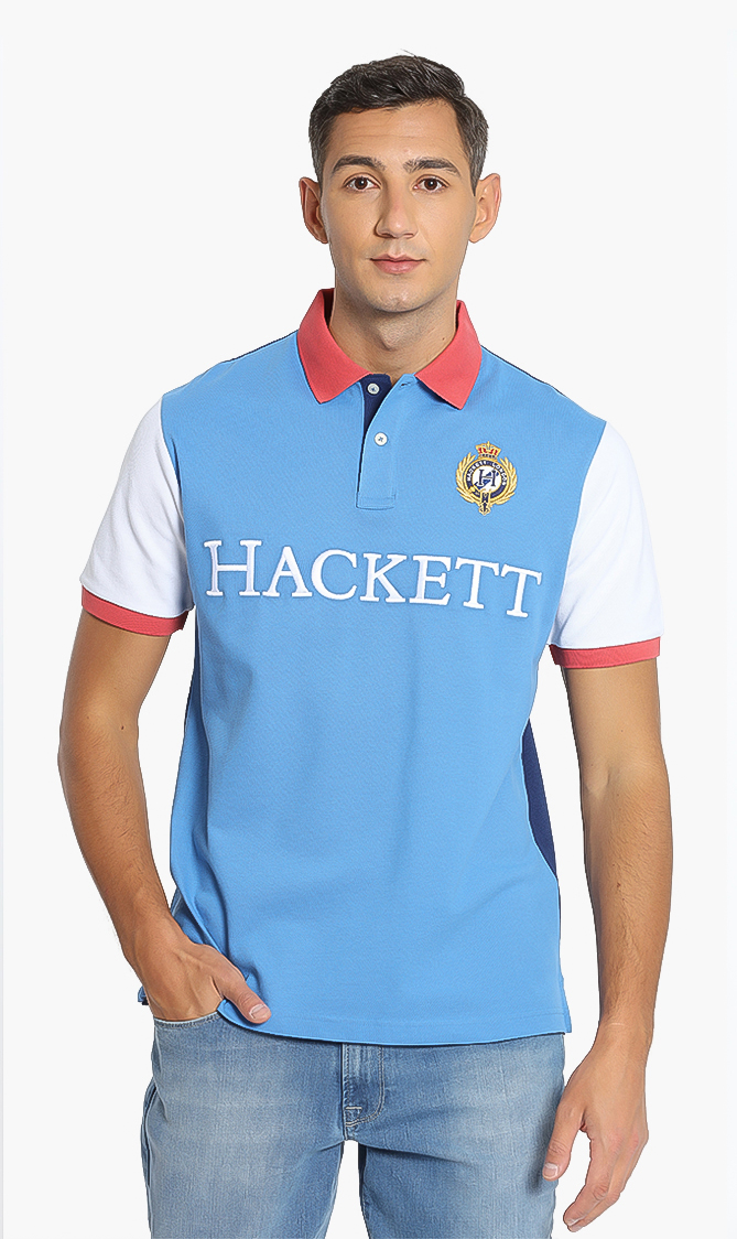 

Hackett London Great Britain Classic Fit Polo Shirt