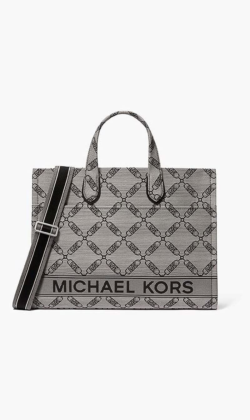

Michael Kors Beige Gigi Tote Canvas Bag for Women | The Deal Outlet