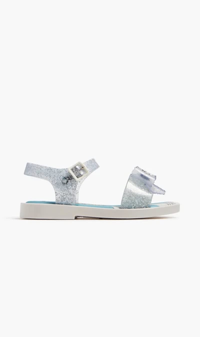 

Melissa Silver Mini Melissa Mar Sandal + Disney Princess Inf for Girls | The Deal Outlet