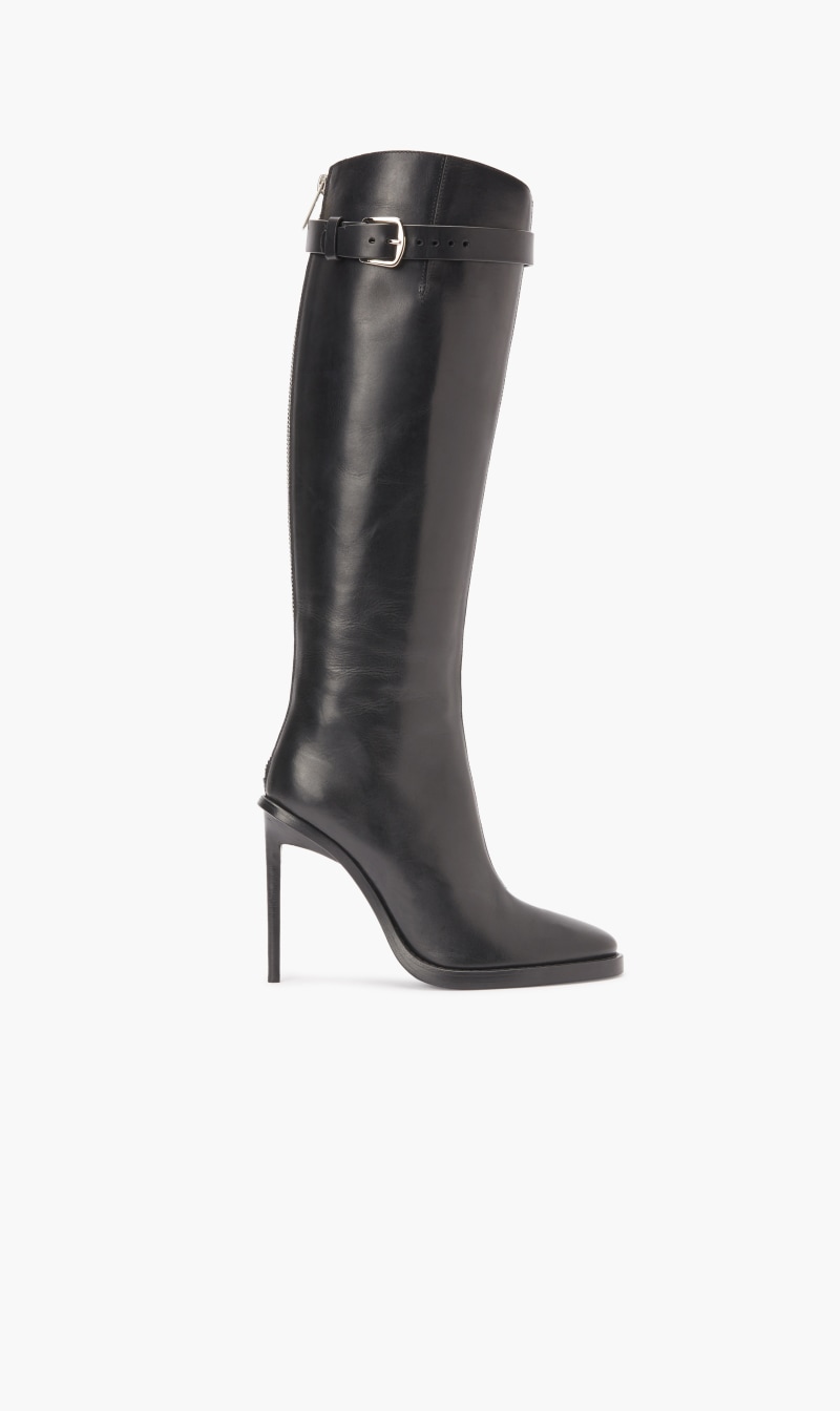 

Ann Demeulemeester Black Uta High Heel Boots for Women | The Deal Outlet